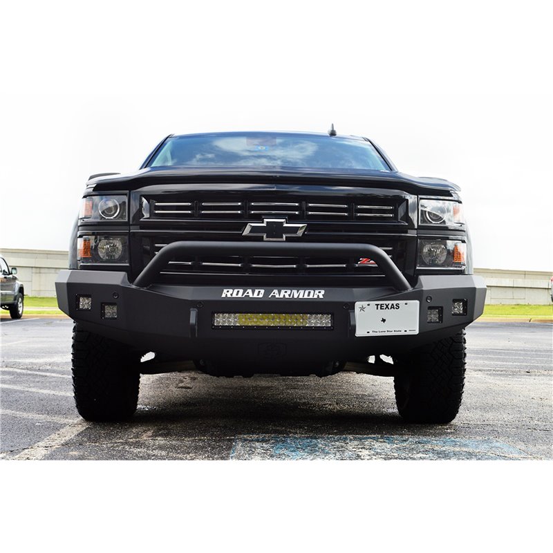 Road Armor | Stealth Non-Winch Front Bumper - Silverado 1500 4.3L / 5.3L / 6.2L 2016-2018