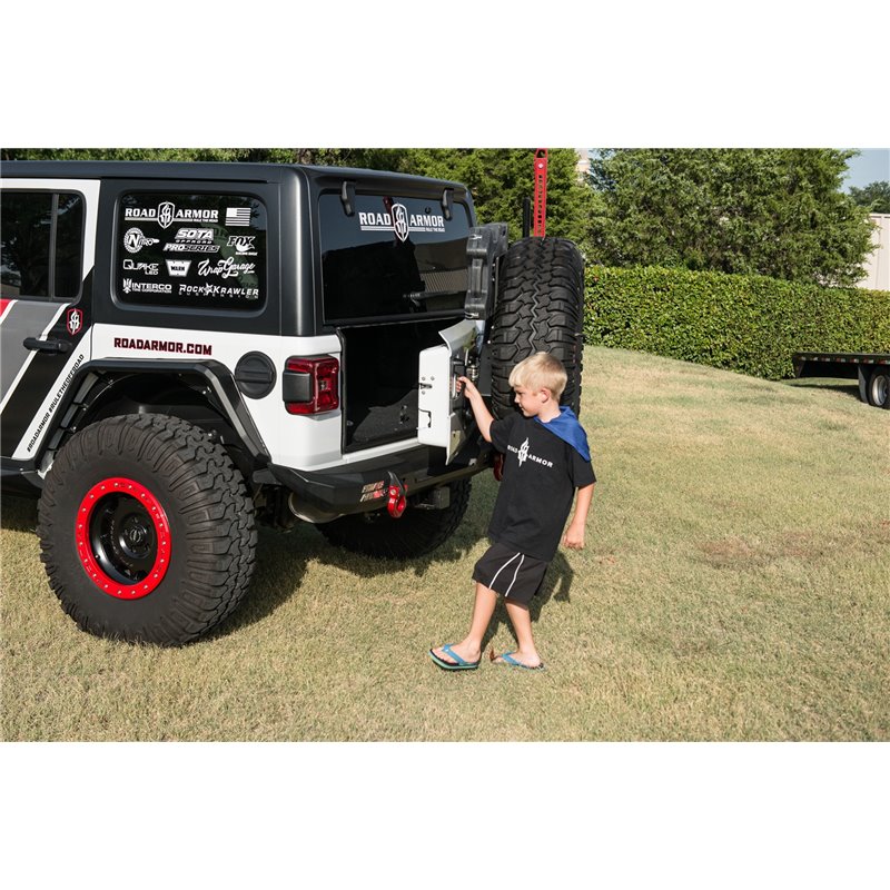 Road Armor | Stealth Rear Bumper - Wrangler (4xe) / Wrangler (JL) 2018-2022