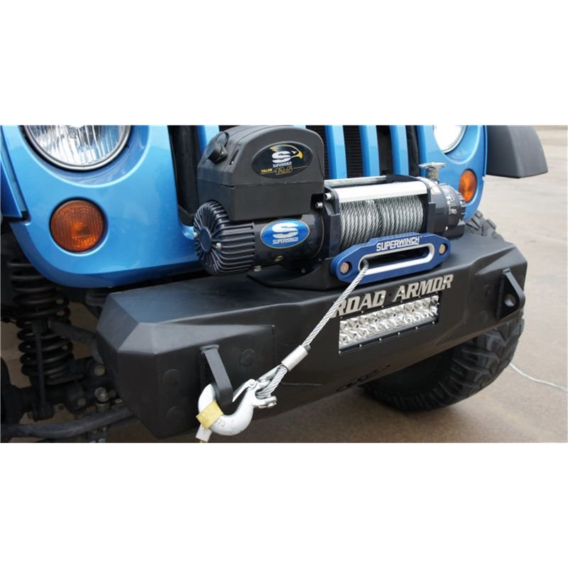 Road Armor | Stealth Stubby Winch Front Bumper - Wrangler (JK) 3.6L / 3.8L 2007-2017