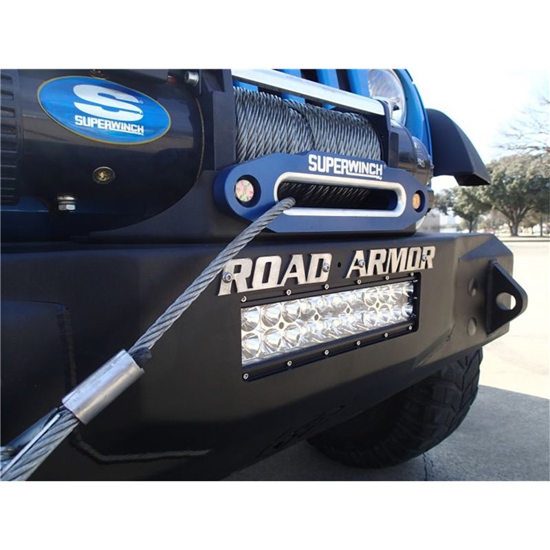 Road Armor | Stealth Stubby Winch Front Bumper - Wrangler (JK) 3.6L / 3.8L 2007-2017
