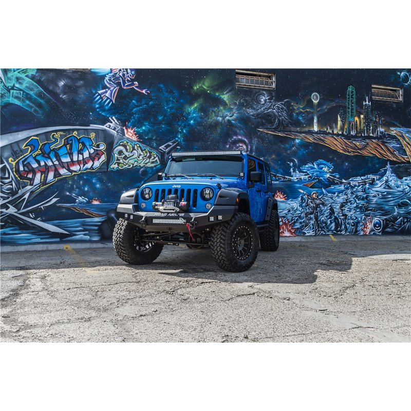 Road Armor | Stealth Winch Front Bumper - Wrangler (JK) 3.6L / 3.8L 2007-2017