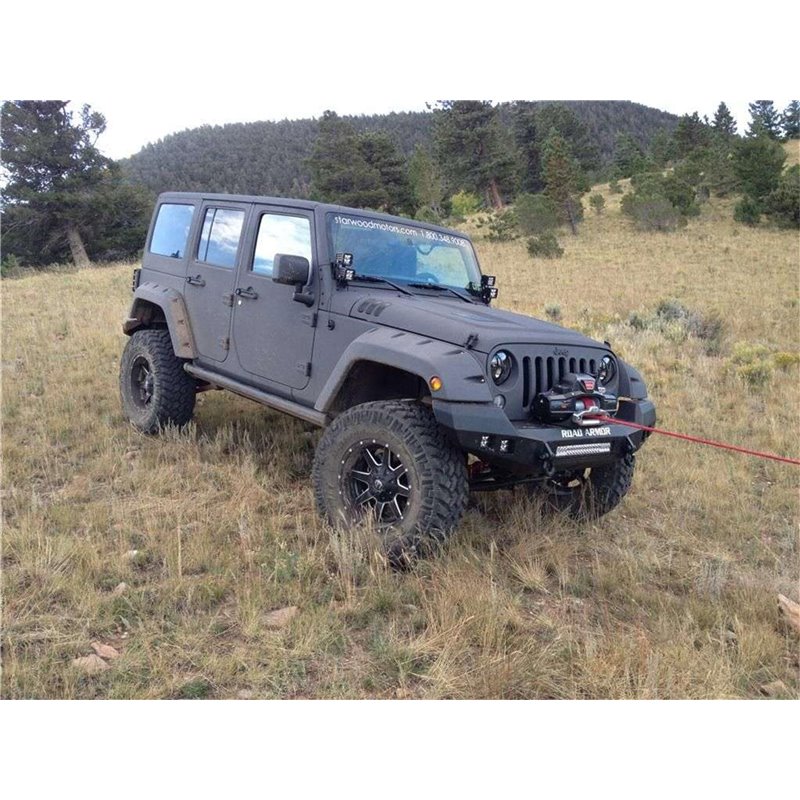 Road Armor | Stealth Winch Front Bumper - Wrangler (JK) 3.6L / 3.8L 2007-2017