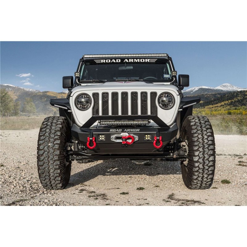 Road Armor | Stealth Winch Front Bumper - Gladiator / Wrangler (JL) 2018-2022