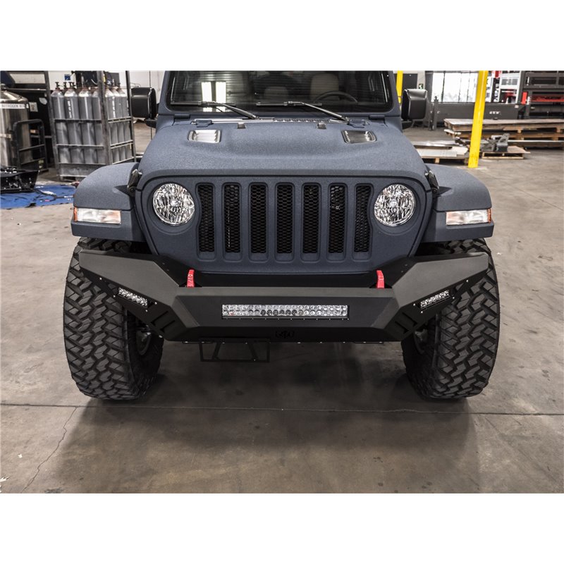 Road Armor | Spartan Front Bumper Bolt-On Accessory Skid Plate - Gladiator / Wrangler (4xe) / Wrangler (JL) 2018-2022
