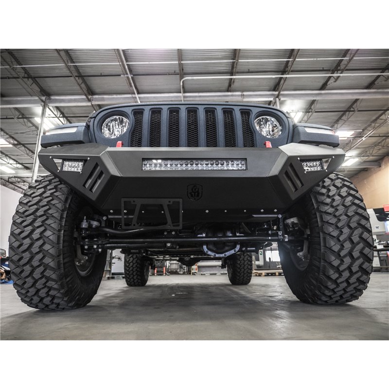Road Armor | Spartan Front Bumper Bolt-On Accessory Skid Plate - Gladiator / Wrangler (4xe) / Wrangler (JL) 2018-2022