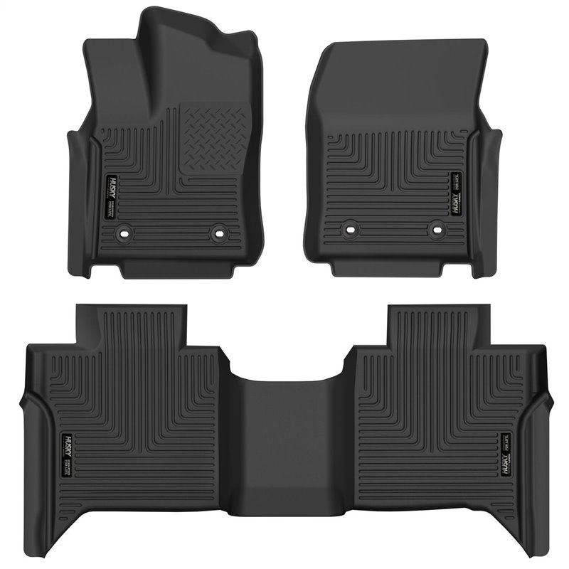 Husky Liners | Front/2nd Seat Floor Liners - Front & Rear - Tundra 3.5T 2022-2023