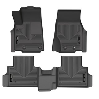 Husky Liners | Front/2nd Seat Floor Liners - Front & Rear - Grand Cherokee / Grand Cherokee L 3.6L / 5.7L 2021-2023
