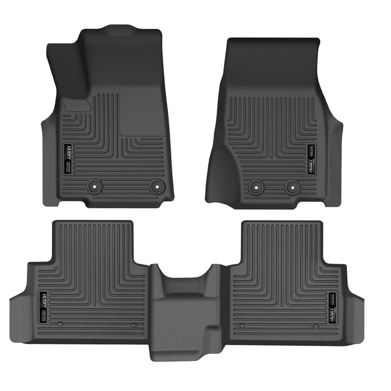 Husky Liners | Front/2nd Seat Floor Liners - Front & Rear - Grand Cherokee / Grand Cherokee L 3.6L / 5.7L 2021-2023