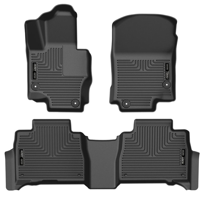 Husky Liners | Front/2nd Seat Floor Liners - Avant & Arrière - GLE350 / Base / GLE450 / GLE63 AMG S 2020-2023
