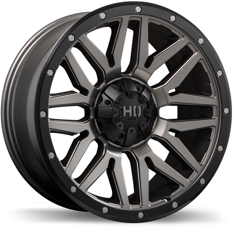 Fast HD | Menace 18x9.0 ET0 - Satin Gunmetal with Black Trim