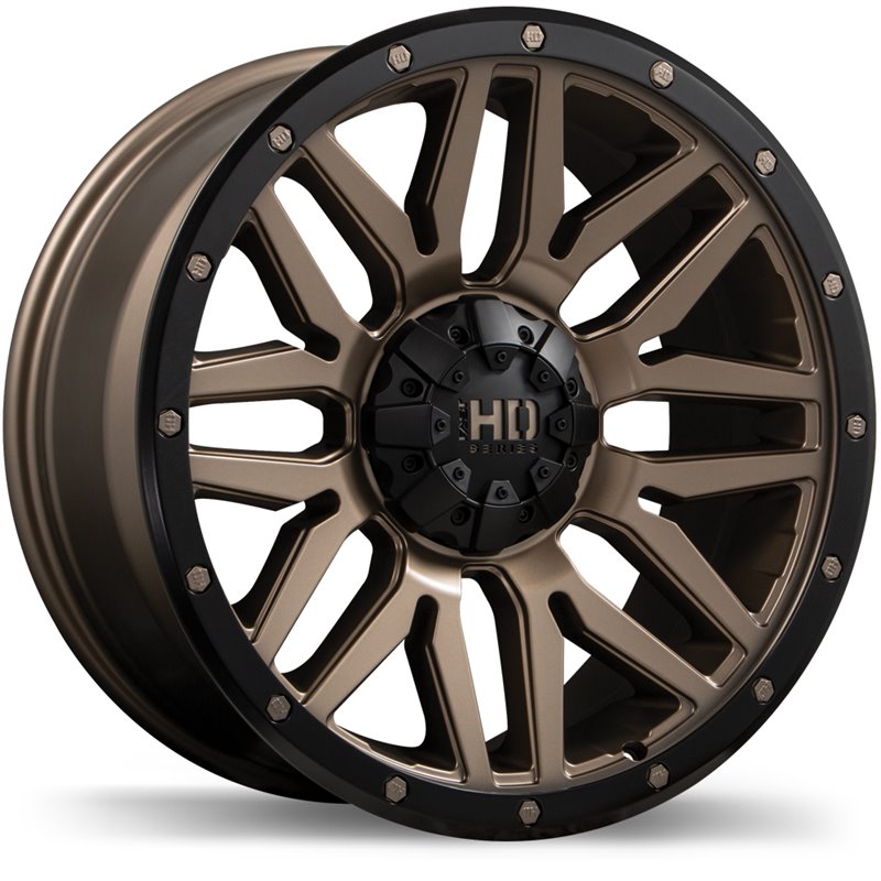 Fast HD | Menace 18x9.0 ET15 - Satin Bronze with Black Trim