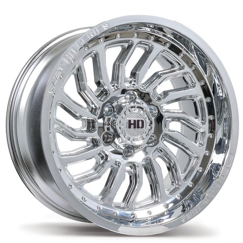 Fast HD | D-STRUCT 20x10.0 ET-15 - Chrome