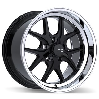 Fast Wheels | FC04V 17x10.5 ET-15 - Gloss Black with Machined Lip