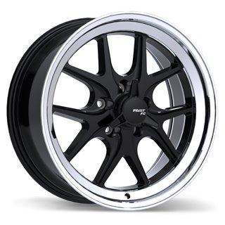 Fast Wheels | FC04V 17x8.0 ET10 - Gloss Black with Machined Lip