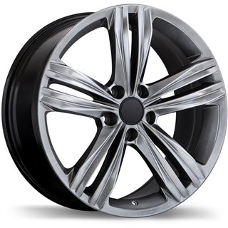 Replika | R205 17x7.5 ET45 - Dark Hyper Silver
