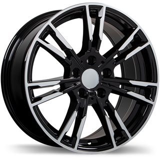 Replika | R231 19x8.5 ET25 - Gloss Black with Machined Face