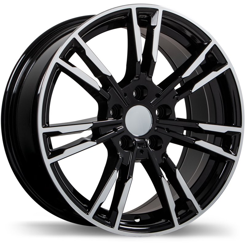 Replika | R231 19x8.5 ET25 - Gloss Black with Machined Face