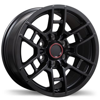 Replika | R258 17x8.0 ET5 - Satin Black