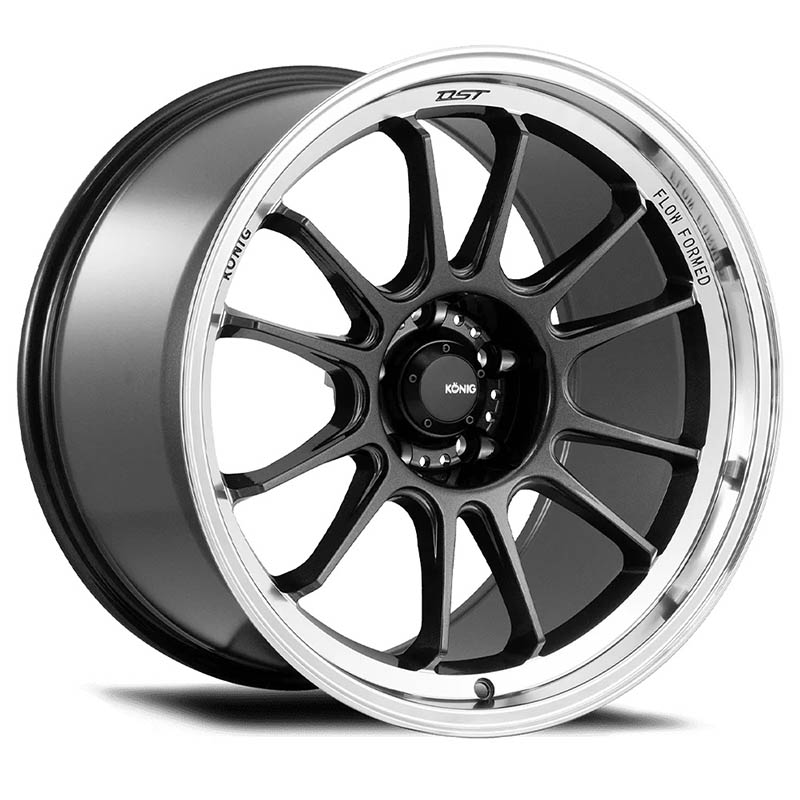 Konig | HYPERGRAM 18X11.0 ET40 - Metallic Carbon W/ Machined Lip