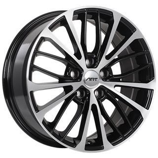 ART Replica | REPLICA 163 17x7.0 ET35 - Gloss Black - Machined Face