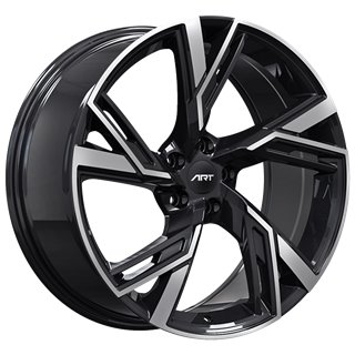 ART Replica | REPLICA 230 20x9.0 ET25 - Gloss Black - Machined Face