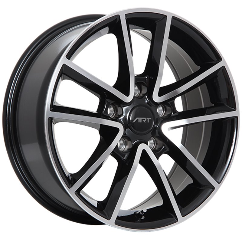 ART Replica | REPLICA 48 17x7.5 ET35 - Gloss Black - Machined Face