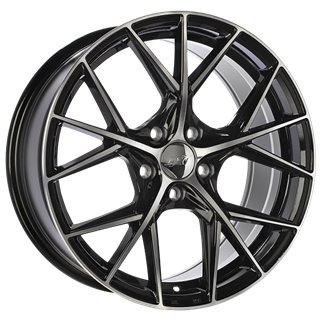 DAI | A-SPEC 14x6.0 ET35 - Gloss Black - Machined Face