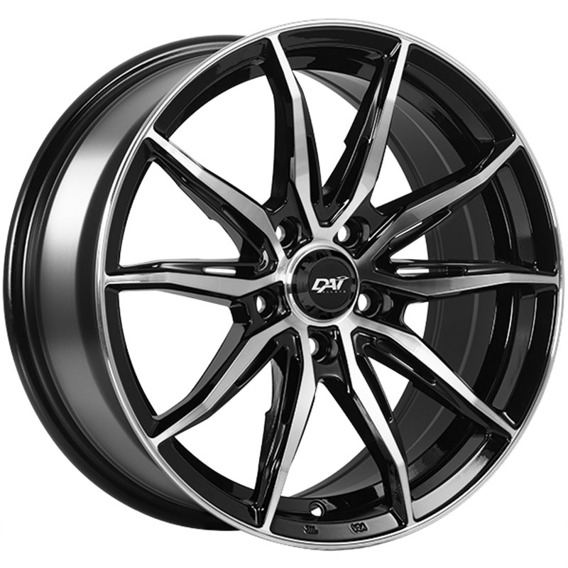 DAI | FRANTIC 15x6.5 ET38 - Gloss Black - Machined Face