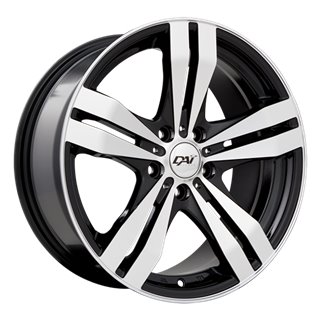 DAI | TARGET 15x6.5 ET40 - Gloss Black - Machined Face