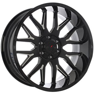 Forged Wheels | XR101 20x10.0 ET-19 - Gloss Black - Milled Edge
