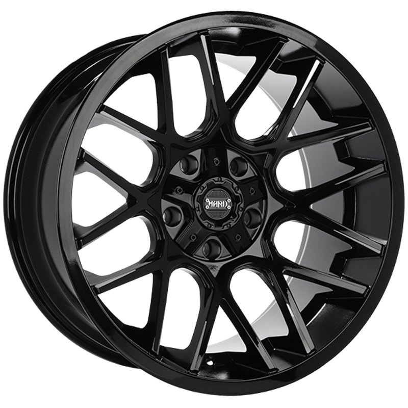 Ruffino HARD | TACTICAL 20x10.0 ET-12 - Gloss Black - Milled Edge