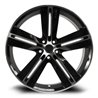 RTX | SMS 17x7.5 ET40 - Black Machined
