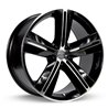 RTX | SMS 17x7.5 ET20 - Black Machined