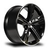 RTX | SMS 17x7.5 ET20 - Black Machined