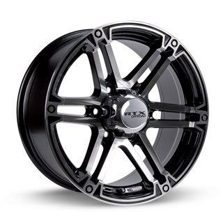 RTX | Slate 17x8.0 ET25 - Black Machined