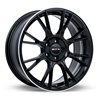 RTX | Vapor 17x7.5 ET40 - Black with Machined Lip