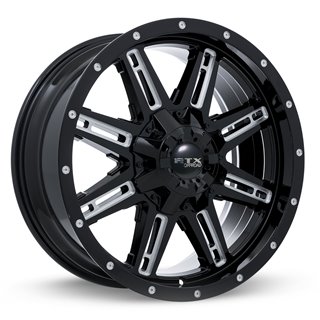 RTX | Ravine 17x8.0 ET15 - Black Milled
