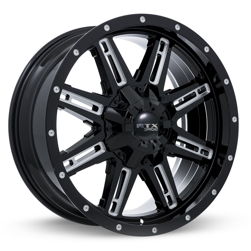 RTX | Ravine 17x8.0 ET15 - Black Milled