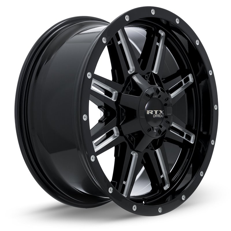 RTX | Ravine 17x8.0 ET15 - Black Milled
