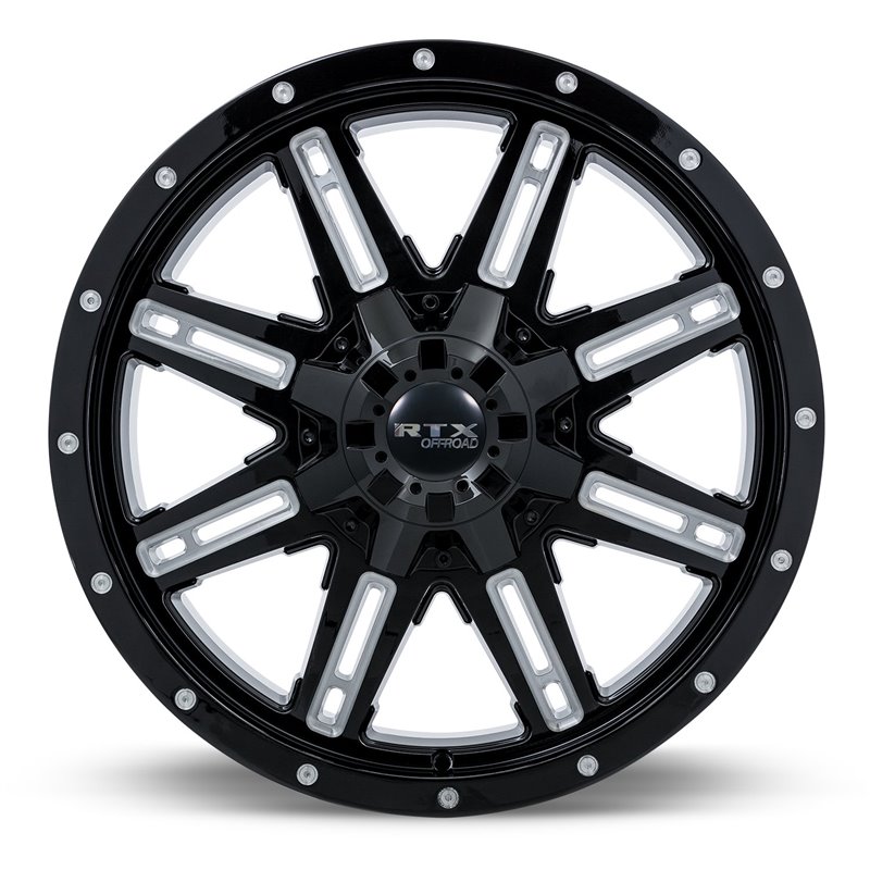 RTX | Ravine 17x8.0 ET10 - Black Milled