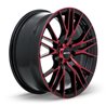 RTX | Vertex 17x7.5 ET40 - Black Machined Red