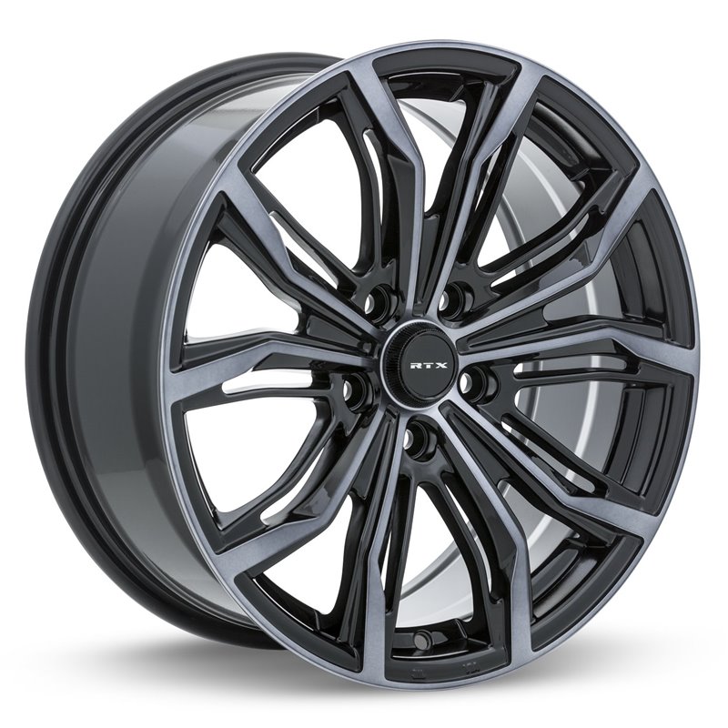 RTX | Black Widow 16x7.0 ET40 - Black Machined Grey