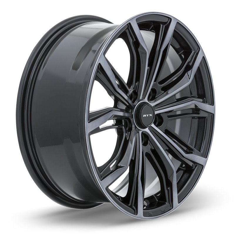 RTX | Black Widow 17x7.5 ET42 - Black Machined Grey