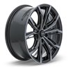 RTX | Black Widow 18x8.0 ET40 - Black Machined Grey