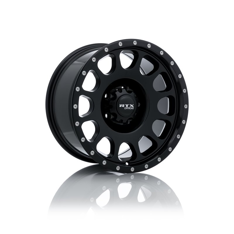 RTX | Baja 18x9.0 ET10 - Satin Black with Milled Rivets