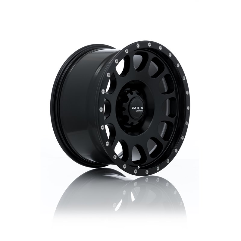 RTX | Baja 18x9.0 ET10 - Satin Black with Milled Rivets