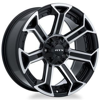 RTX | Peak 20x10.0 ET-18 - Gloss Black Machined