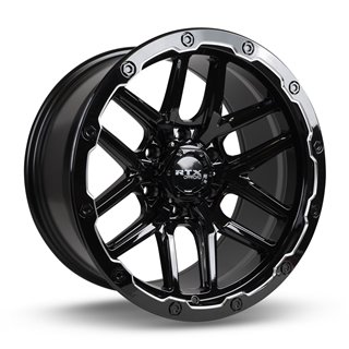 RTX | Volcano 18x9.5 ET-10 - Gloss Black Milled Edge