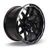RTX | Volcano 18x9.5 ET-10 - Gloss Black Milled Edge