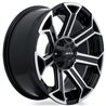 RTX | Peak 22x10.0 ET-18 - Gloss Black Machined